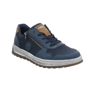 RIEKER Halbschuhe Sneaker Blau Leder RIEKER Halbschuhe Sneaker Blau Leder