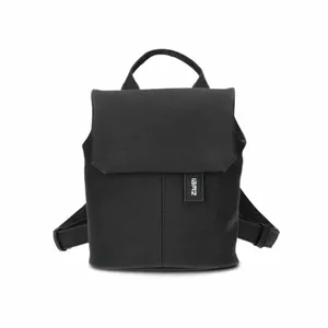 ZWEI Rucksack Schwarz Lederimitat 