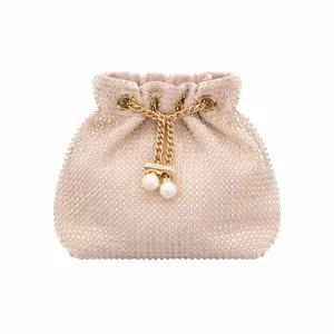 LA STRADA Clutch / Abendtasche Gold Textil LA STRADA Clutch / Abendtasche Gold Textil
