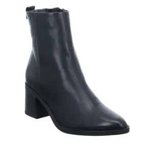 SCHUHENGEL Stiefelette Schwarz Leder SCHUHENGEL Stiefelette Schwarz Leder