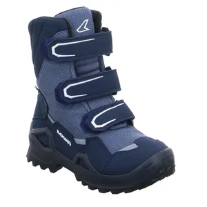 LOWA Winterstiefel Unisex Kleinkinder-Snowboot  Membran Navy Textil 