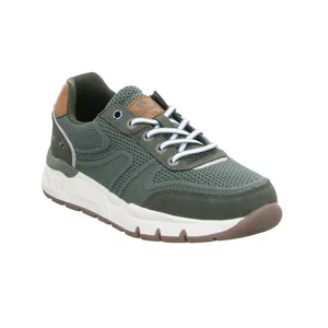MUSTANG Halbschuhe Sneaker Stoff Khaki Textil 