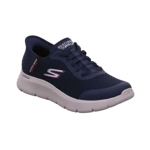 SKECHERS Halbschuhe Sneaker Stoff Blau Synthetik 