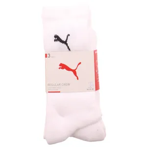 PUMA SOCKEN 3-ER Pack Freizeitsocken Weiss Textil PUMA SOCKEN 3-ER Pack Freizeitsocken Weiss Textil