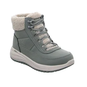 SKECHERS Snowboot Olive Lederimitat 
