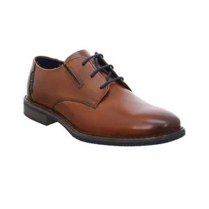 BUGATTI SHOES Halbschuh-City Cognac Leder 