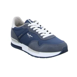PEPE JEANS Halbschuhe Sneaker Blau Lederimitat PEPE JEANS Halbschuhe Sneaker Blau Lederimitat