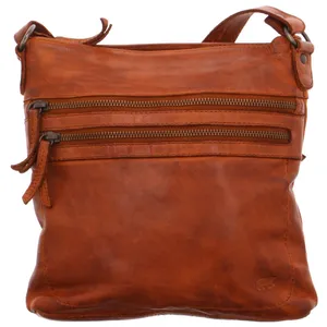 BEAR DESIGN Umhängetasche Cognac Leder BEAR DESIGN Umhängetasche Cognac Leder
