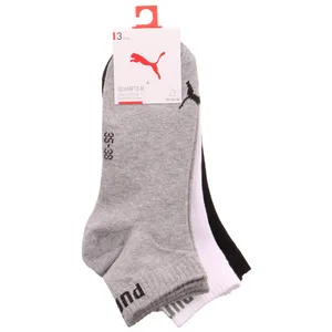 PUMA SOCKEN 3-ER Pack Freizeitsocken Grau Textil PUMA SOCKEN 3-ER Pack Freizeitsocken Grau Textil