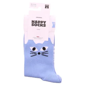 HAPPY SOCKS Katze Freizeitsocken Hellblau Textil HAPPY SOCKS Katze Freizeitsocken Hellblau Textil
