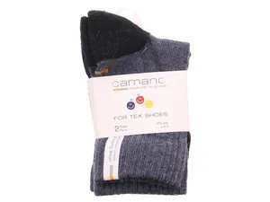 CAMANO Funktions-Socken Blau Textil  2-ER Pack 