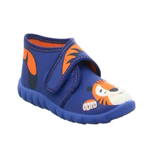 FISCHER Baby-Hausschuh Blau Textil  Unisex 