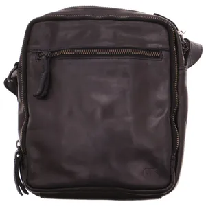 BEAR DESIGN Umhängetasche Schwarz Leder 