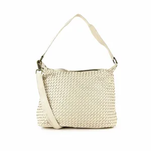 BEAR DESIGN Creme Umhängetasche Offwhite Leder 