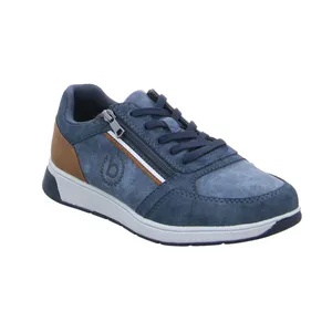 BUGATTI SHOES Halbschuhe Sneaker Blau Lederimitat 