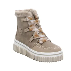 RIEKER Boot Camel Lederimitat 