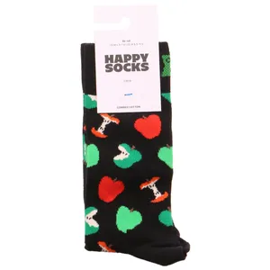 HAPPY SOCKS Äpfel Freizeitsocken Schwarz Textil HAPPY SOCKS Äpfel Freizeitsocken Schwarz Textil