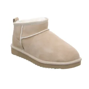 * Boot Beige Leder 