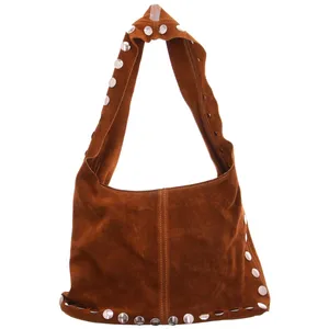 * Beuteltasche Braun Leder 