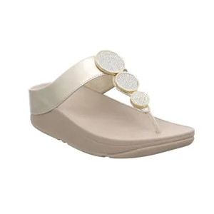 FITFLOP Zehentrenner-FlipFlop Beige Lederimitat FITFLOP Zehentrenner-FlipFlop Beige Lederimitat