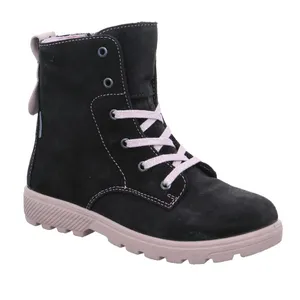 RICOSTA Schaftstiefel Mädchen-Winter-Bottine Grau Leder RICOSTA Schaftstiefel Mädchen-Winter-Bottine Grau Leder