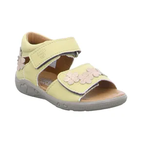 PEPINO Mädchen Minilette Baby-Sandale Gelb Leder 