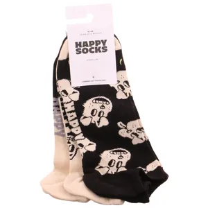 HAPPY SOCKS Freizeitsocken Schwarz Textil  3-ER.Pack 