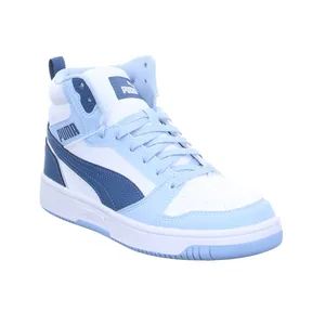 PUMA Kinder Sportschuh Weiss Lederimitat PUMA Kinder Sportschuh Weiss Lederimitat