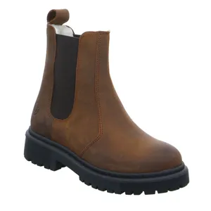 SCHUHENGEL Boot Braun Leder  mit Wollfutter 