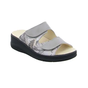 COLLECTION CHRISTA PFAFF Pantolette Grau Leder 