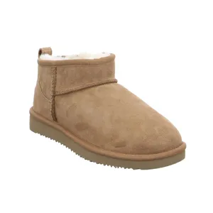 * Boot Cognac Leder 