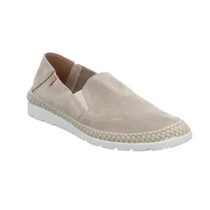 * Halbschuh-Schlüpfer Taupe Leder * Halbschuh-Schlüpfer Taupe Leder