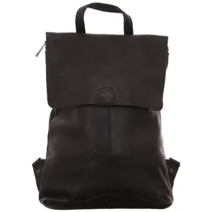 BEAR DESIGN Rucksack Schwarz Leder BEAR DESIGN Rucksack Schwarz Leder