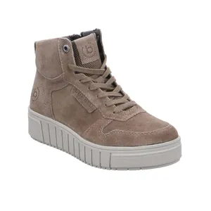 BUGATTI SHOES Mid Cut Sneaker Taupe Leder BUGATTI SHOES Mid Cut Sneaker Taupe Leder