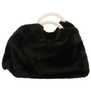 * Wintertasche Schwarz Textil 
