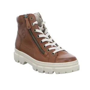 PAUL GREEN Boot Cognac Leder 