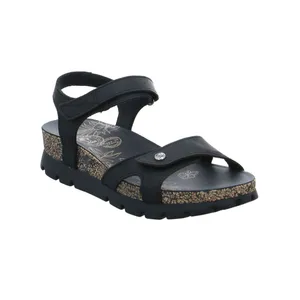 PANAMA JACK Bio-Sandalette Schwarz Leder 
