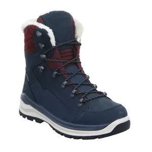 LOWA Snowboots Damen Dunkelblau Leder 
