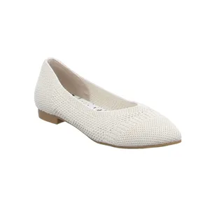 LA STRADA Ballerina Beige Textil 