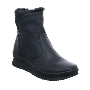 IMAC TEX Membrane Comfort-Stiefelette Schwarz Leder 