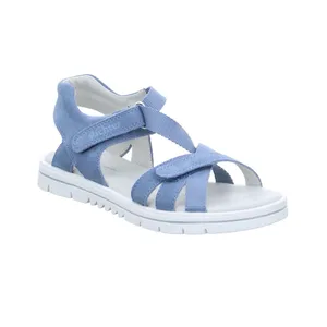 RICHTER Sommerschuh Mädchen-Sandale Jeansblau Leder RICHTER Sommerschuh Mädchen-Sandale Jeansblau Leder