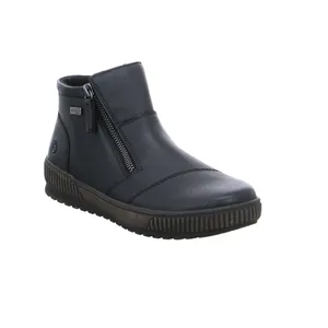 REMONTE mit TEX Membrane Mid Cut Sneaker Schwarz Leder REMONTE mit TEX Membrane Mid Cut Sneaker Schwarz Leder
