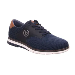 BUGATTI SHOES Halbschuh-City Blau Synthetik 