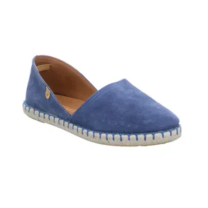 VERBENAS Espadrille-flach Jeansblau Leder 