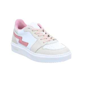 GATTINO Sneaker Mädchen-Halbschuh Binder Weiss Leder GATTINO Sneaker Mädchen-Halbschuh Binder Weiss Leder