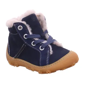 PEPINO Bottine Unisex Kleinkinder-Winter-Bottine Blau Leder PEPINO Bottine Unisex Kleinkinder-Winter-Bottine Blau Leder