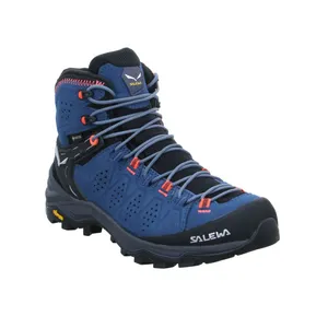 SALEWA Wander- Bergschuh Damen Blau Leder SALEWA Wander- Bergschuh Damen Blau Leder