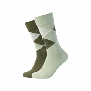 CAMANO 2-ER Pack Freizeitsocken Olive Textil 