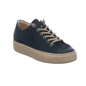 PAUL GREEN Sneaker Blau Leder 