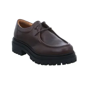 SCHUHENGEL Schnürschuh Braun Leder 